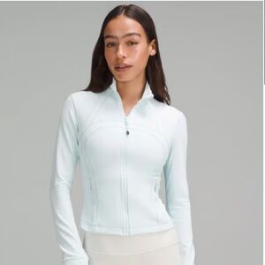Sheer Blue Lululemon Nulu Cropped Define Jacket size 8